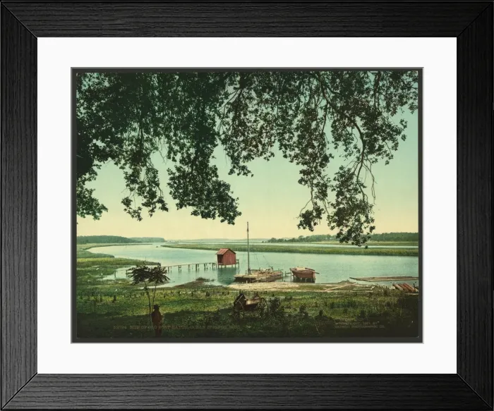Framed Print : Site of Old Fort Bayou, Ocean Springs, Miss Framed Print : Site of Old Fort Bayou, Ocean Springs, Miss