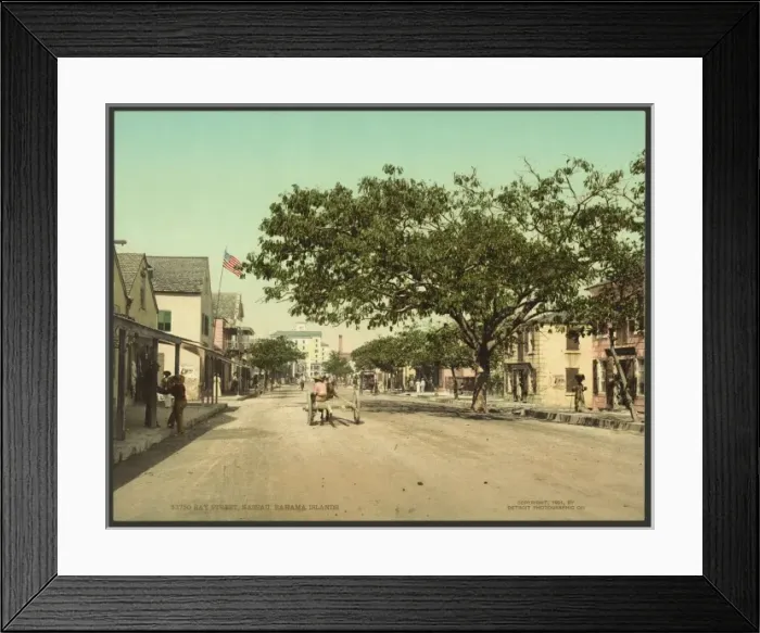 Framed Print : Bay Street, Nassau, Bahama Islands Framed Print : Bay Street, Nassau, Bahama Islands