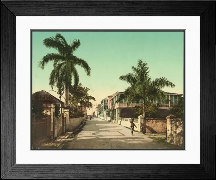 Framed Print : East Street, Nassau, Bahama Islands Framed Print : East Street, Nassau, Bahama Islands