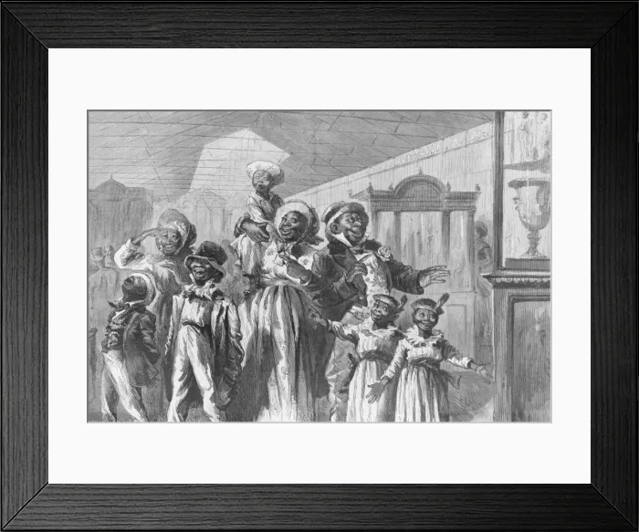 Framed Print : The centennial - visit of the small breed family Framed Print : The centennial - visit of the small breed family