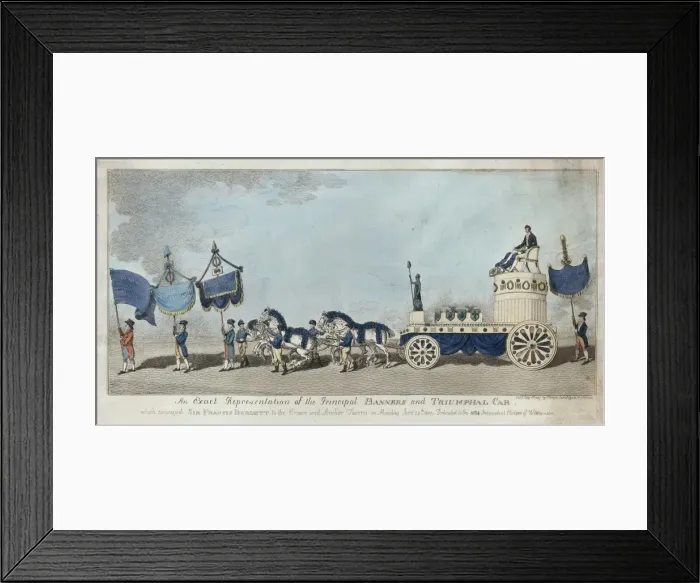 Framed Print : An exact representation of the principal banners and triumph Framed Print : An exact representation of the principal banners and triumph