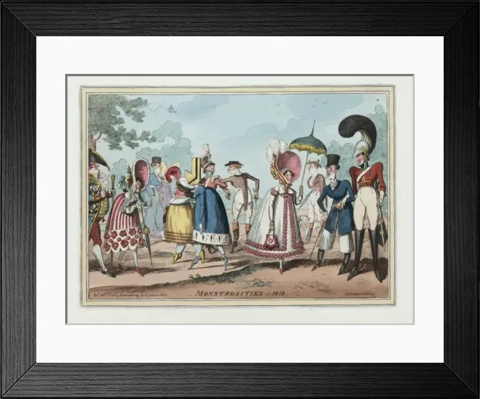 Framed Print : Monstrosities of 1818 Framed Print : Monstrosities of 1818