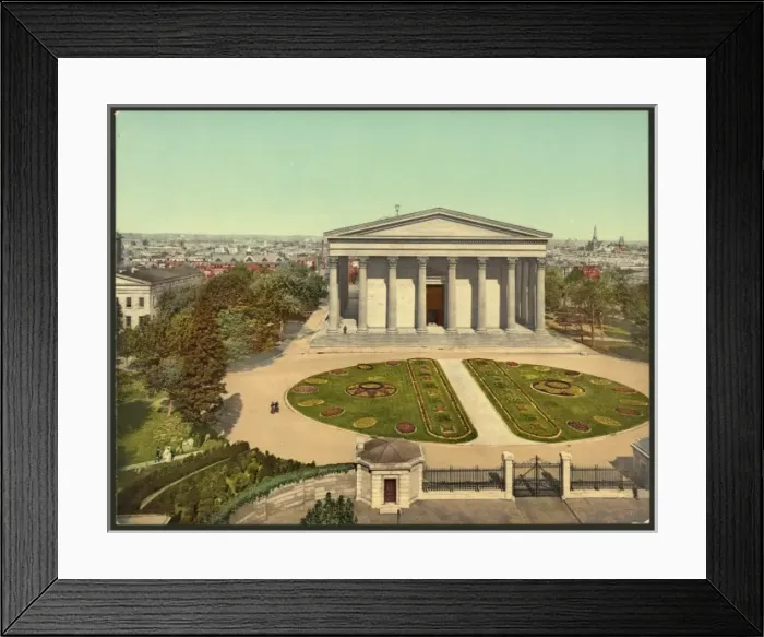 Framed Print : Main building, Girard College, Philadelphia Framed Print : Main building, Girard College, Philadelphia