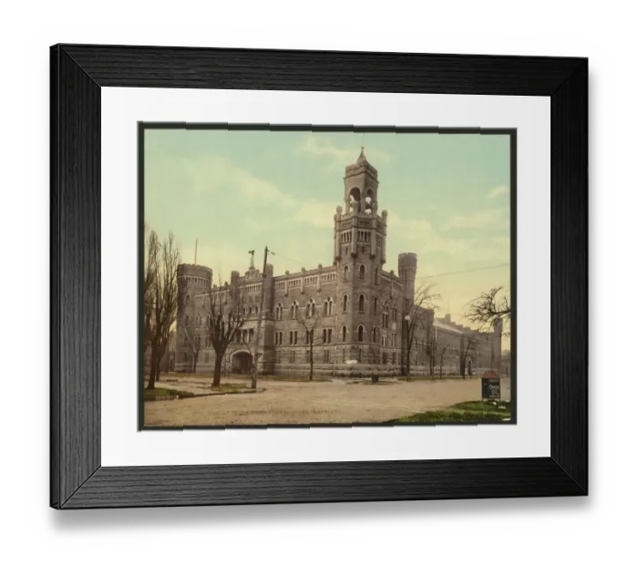 Framed Print : Armory of the Ohio National Guard, Cleveland Framed Print : Armory of the Ohio National Guard, Cleveland