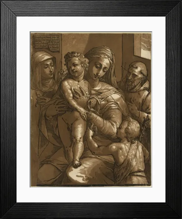 Framed Print : The Virgin, Child, and saints Framed Print : The Virgin, Child, and saints