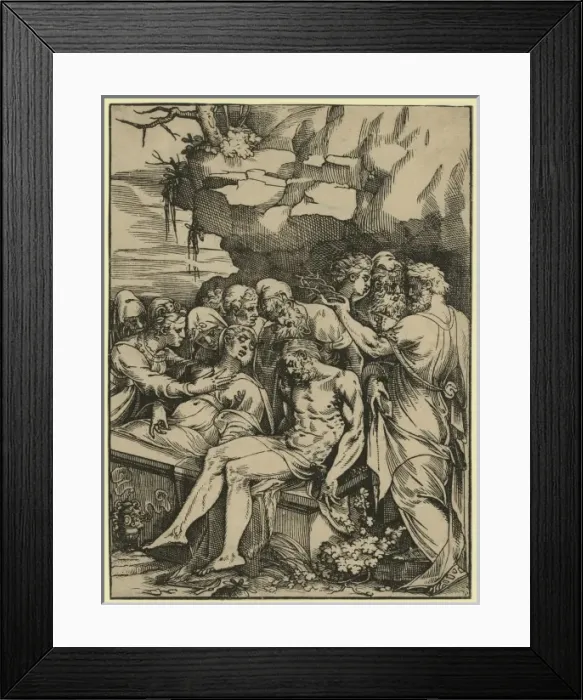 Framed Print : The entombment Framed Print : The entombment