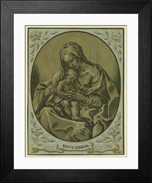 Framed Print : The Virgin and Child Framed Print : The Virgin and Child