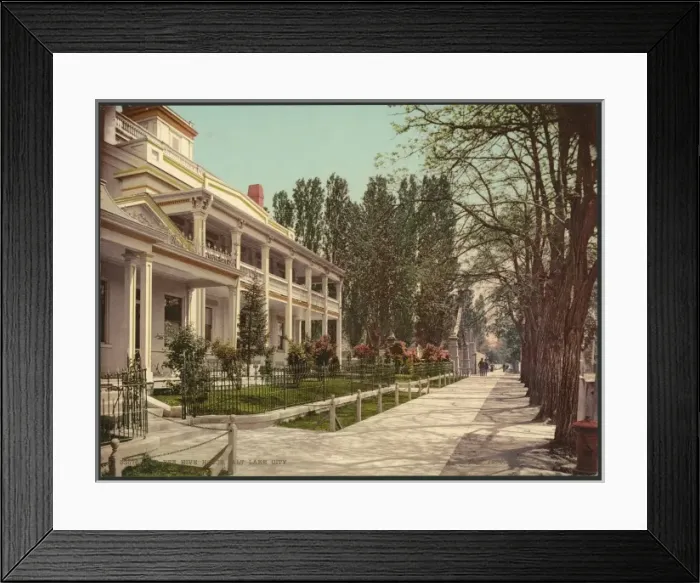 Framed Print : The Bee Hive House, Salt Lake City Framed Print : The Bee Hive House, Salt Lake City