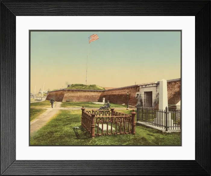 Framed Print : Fort Moultrie, Charleston, S. C Framed Print : Fort Moultrie, Charleston, S. C