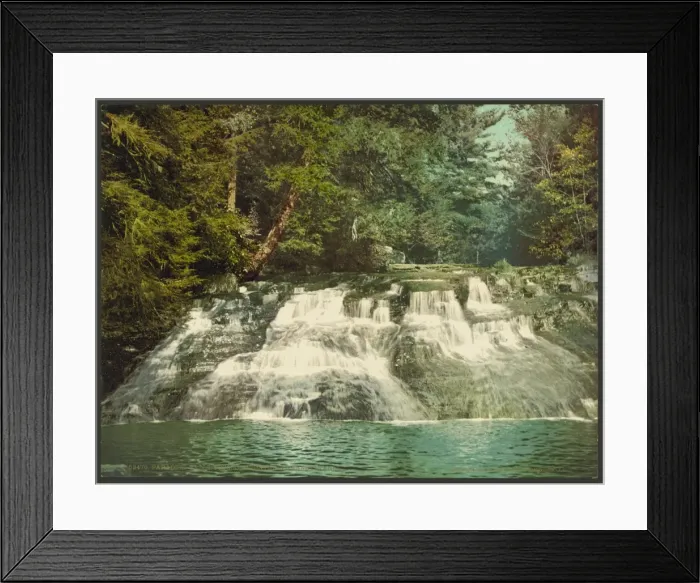 Framed Print : Paradise Falls, Pocono Mountains, Pennsylvania Framed Print : Paradise Falls, Pocono Mountains, Pennsylvania