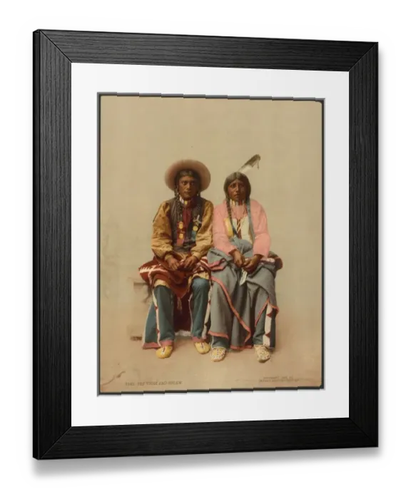 Framed Print : Pee Viggi and squaw Framed Print : Pee Viggi and squaw