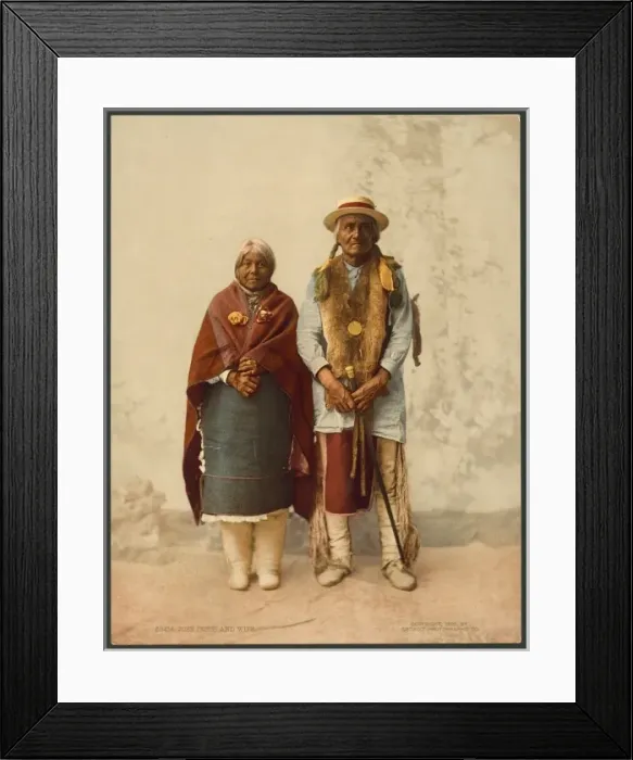 Framed Print : Jose Jesus and wife Framed Print : Jose Jesus and wife