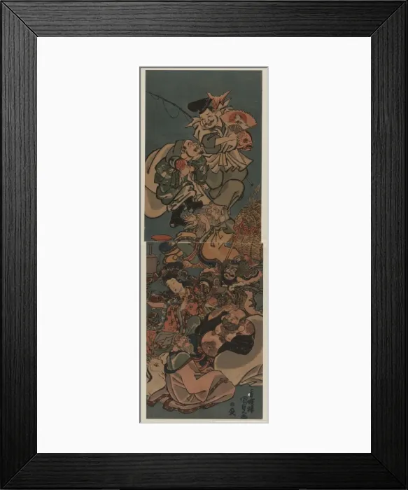 Framed Print : The seven gods of good luck Framed Print : The seven gods of good luck
