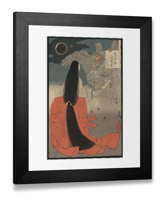 Framed Print : Night moon over Mount Manno Framed Print : Night moon over Mount Manno