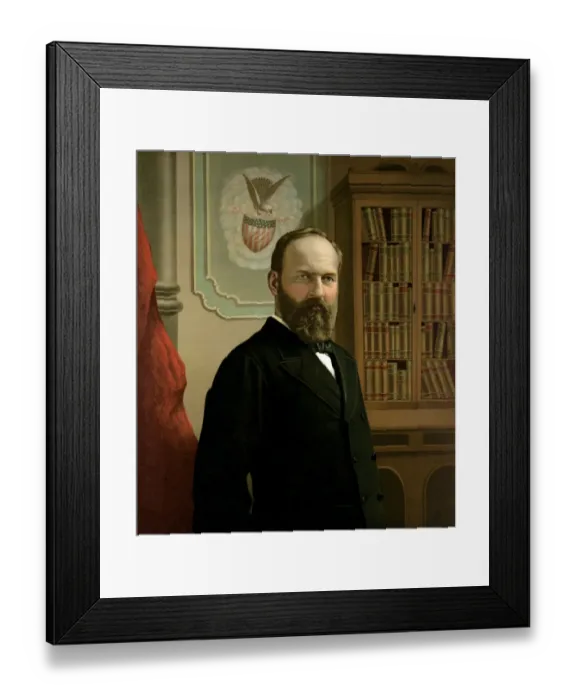 Framed Print : The late president James A. Garfield Framed Print : The late president James A. Garfield