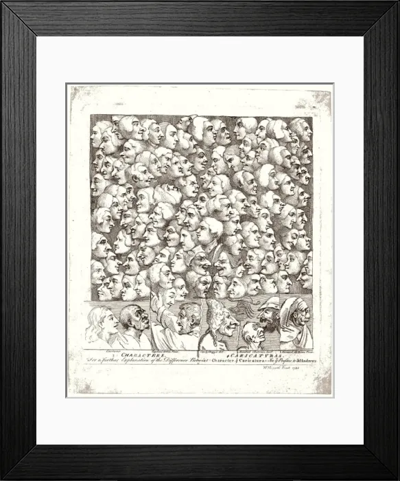 Framed Print : Characters & caricaturas Framed Print : Characters & caricaturas