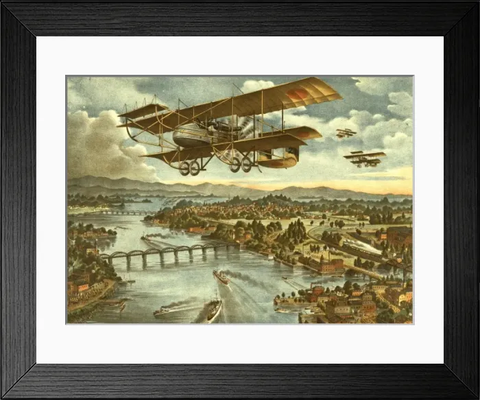Framed Print : Our army attacks from sky, water and shore, and repulsed ene Framed Print : Our army attacks from sky, water and shore, and repulsed ene