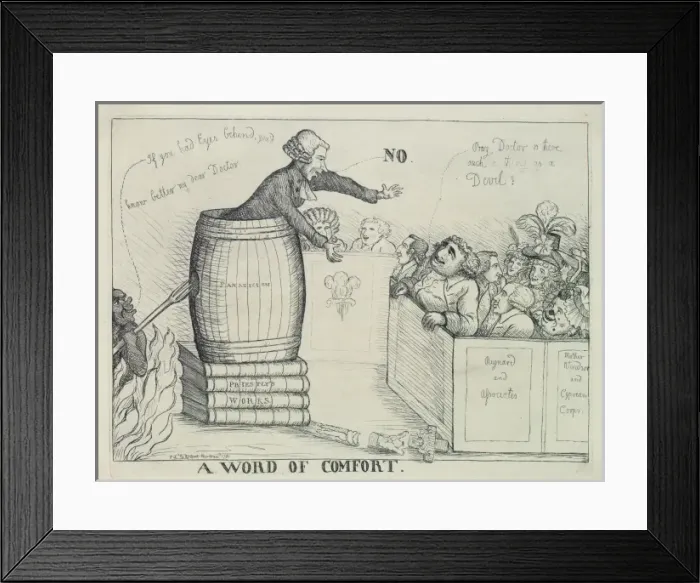 Framed Print : A word of comfort Framed Print : A word of comfort