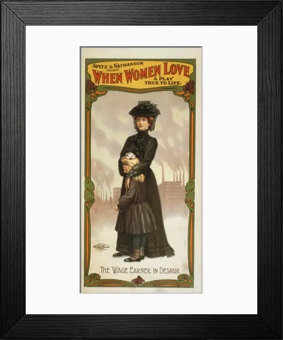 Framed Print : Spitz & Nathanson present When women love a play true to lif Framed Print : Spitz & Nathanson present When women love a play true to lif