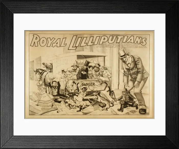 Framed Print : Royal Lilliputians a gigantic organization of lilliputians Framed Print : Royal Lilliputians a gigantic organization of lilliputians