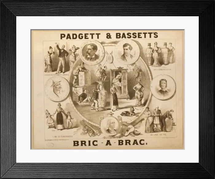 Framed Print : Padgett & Bassetts Bric-a-brac Padgett & Bassetts Bric-a-b Framed Print : Padgett & Bassetts Bric-a-brac Padgett & Bassetts Bric-a-b