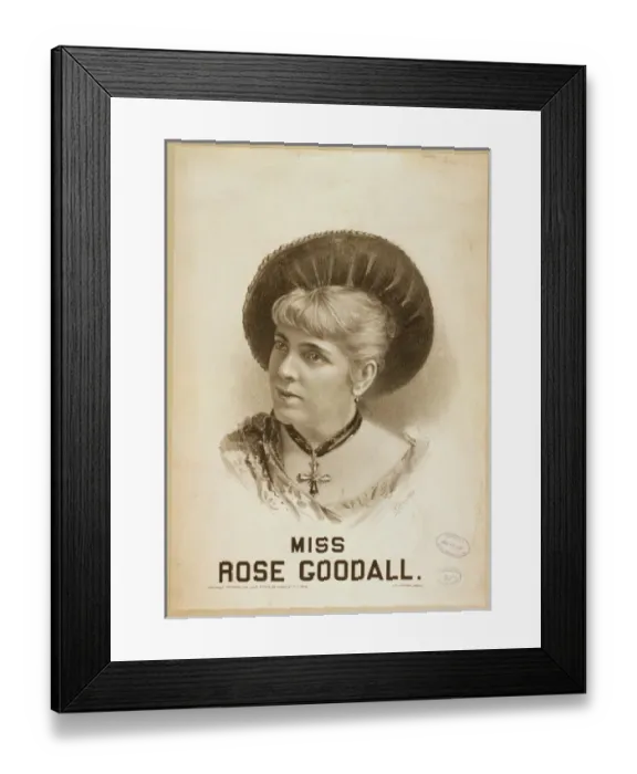 Framed Print : Miss Rose Goodall Framed Print : Miss Rose Goodall