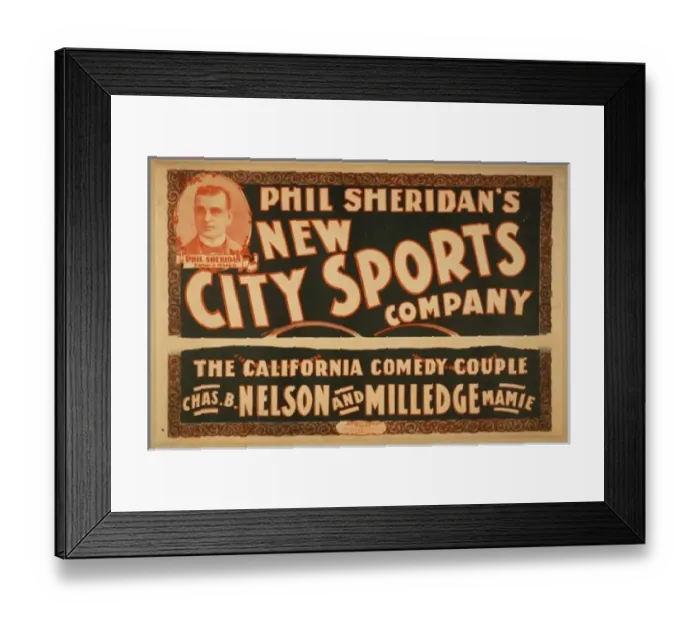 Framed Print : Phil Sheridans New City Sports Company Framed Print : Phil Sheridans New City Sports Company