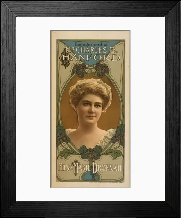 Framed Print : Engagement of Mr. Charles B. Hanford Framed Print : Engagement of Mr. Charles B. Hanford
