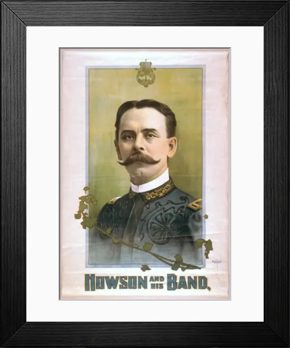 Framed Print : Howson and his band Framed Print : Howson and his band
