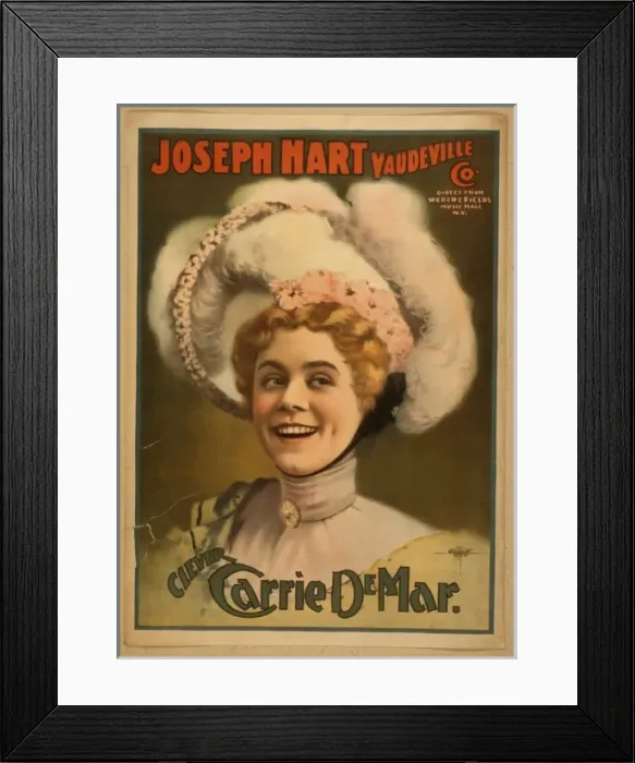 Framed Print : Joseph Hart Vaudeville Co. direct from Weber & Fields Music Framed Print : Joseph Hart Vaudeville Co. direct from Weber & Fields Music