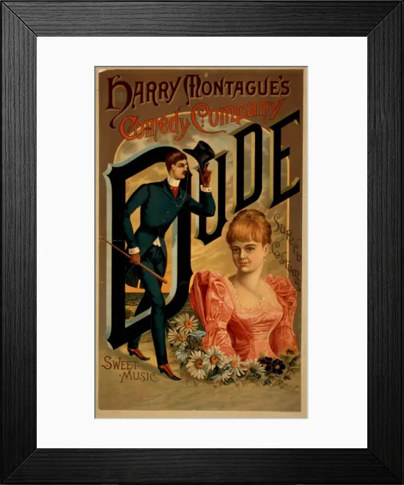 Framed Print : Dude sweet music, superb costumes Framed Print : Dude sweet music, superb costumes