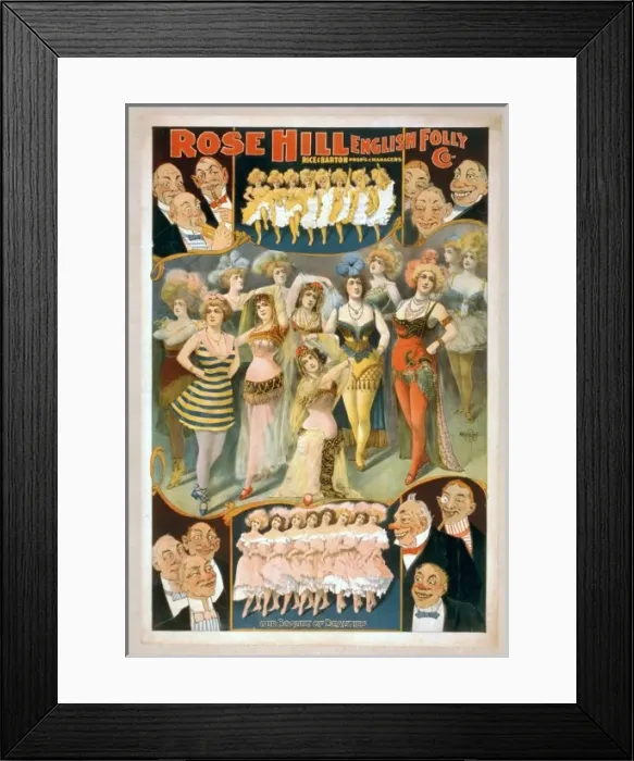 Framed Print : Rose Hill English Folly Co Framed Print : Rose Hill English Folly Co