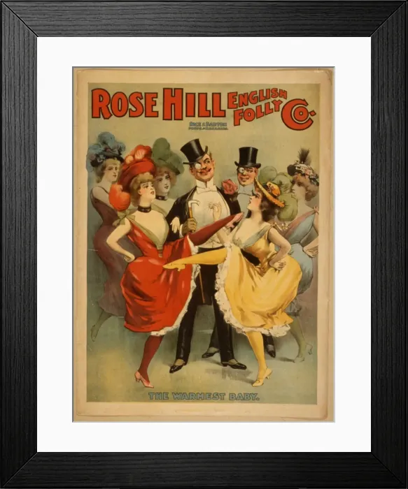 Framed Print : Rose Hill English Folly Co Framed Print : Rose Hill English Folly Co