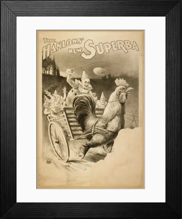 Framed Print : The Hanlons new Superba Framed Print : The Hanlons new Superba