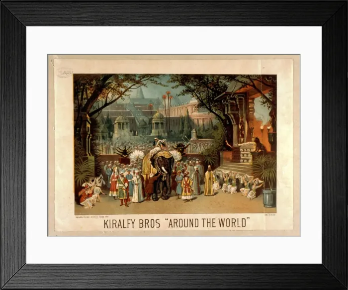 Framed Print : Kiralfy Bros Around the world Kiralfy Bros Around the world Framed Print : Kiralfy Bros Around the world Kiralfy Bros Around the world