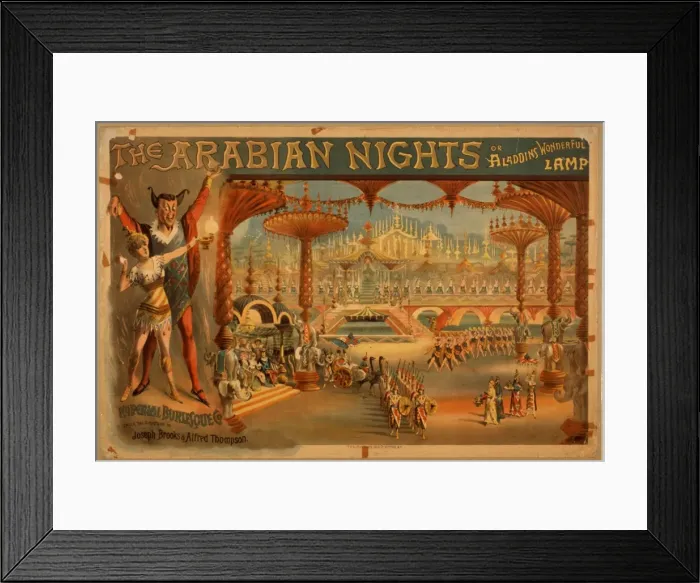 Framed Print : The Arabian nights, or Aladdins wonderful lamp Framed Print : The Arabian nights, or Aladdins wonderful lamp