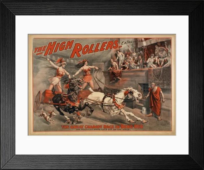 Framed Print : The High Rollers Extravaganza Co Framed Print : The High Rollers Extravaganza Co