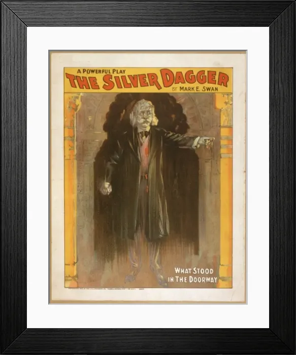 Framed Print : A powerful play, The silver dagger, by Mark E. Swan Framed Print : A powerful play, The silver dagger, by Mark E. Swan
