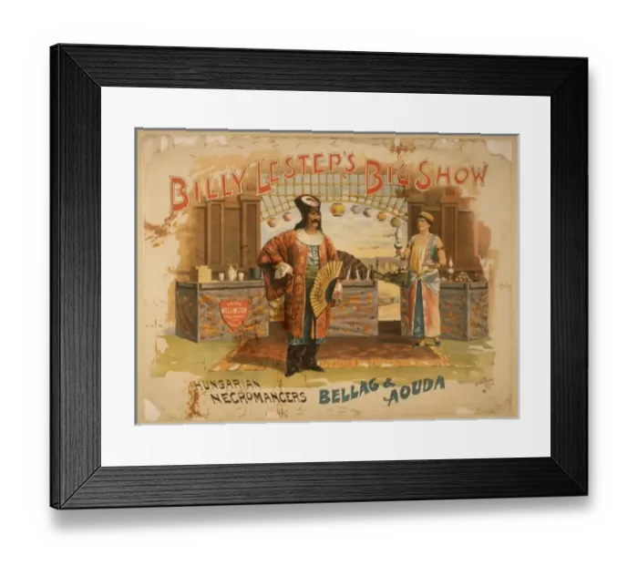 Framed Print : Billy Lesters Big Show Framed Print : Billy Lesters Big Show