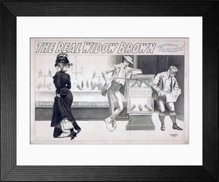 Framed Print : The real Widow Brown Framed Print : The real Widow Brown