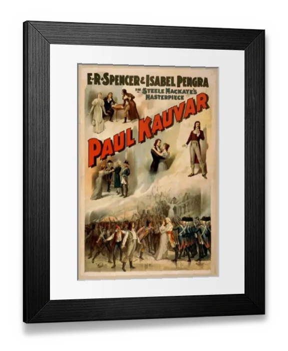 Framed Print : ER Spencer & Isabel Pengra in Steele MacKayes masterpiece Framed Print : ER Spencer & Isabel Pengra in Steele MacKayes masterpiece