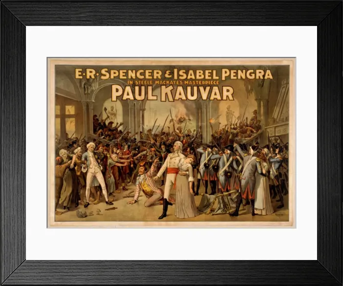 Framed Print : ER Spencer & Isabel Pengra in Steele MacKayes masterpiece Framed Print : ER Spencer & Isabel Pengra in Steele MacKayes masterpiece