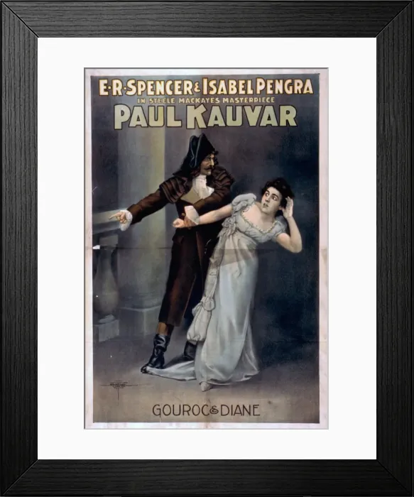 Framed Print : ER Spencer & Isabel Pengra in Steele MacKayes masterpiece Framed Print : ER Spencer & Isabel Pengra in Steele MacKayes masterpiece