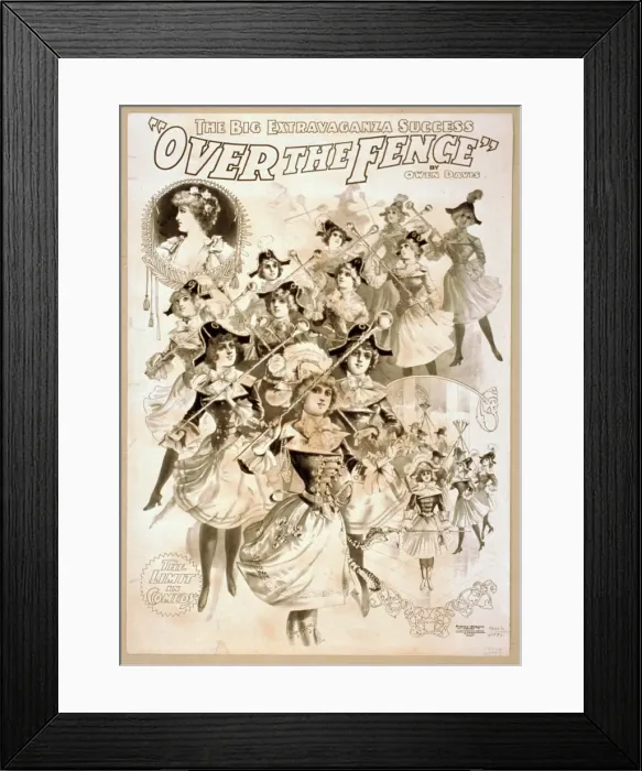 Framed Print : The big extravaganza success, Over the fence by Owen Davis Framed Print : The big extravaganza success, Over the fence by Owen Davis