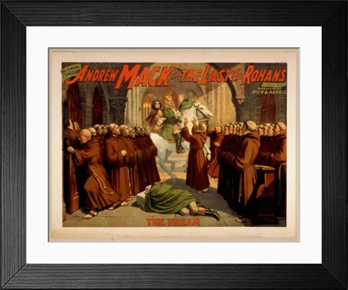 Framed Print : The singing comedian, Andrew Mack in the The last of the Roh Framed Print : The singing comedian, Andrew Mack in the The last of the Roh