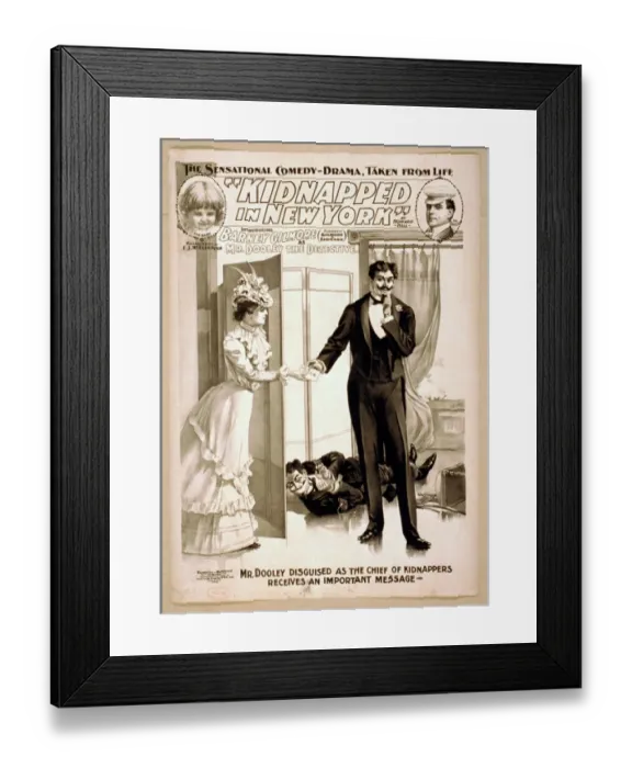 Framed Print : The sensational comedy-drama taken from life, Kidnapped in N Framed Print : The sensational comedy-drama taken from life, Kidnapped in N