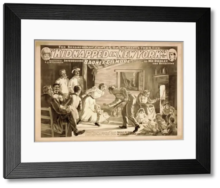 Framed Print : The sensational comedy-drama taken from life, Kidnapped in N Framed Print : The sensational comedy-drama taken from life, Kidnapped in N