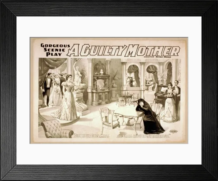 Framed Print : Gorgeous, scenic play, A guilty mother Framed Print : Gorgeous, scenic play, A guilty mother