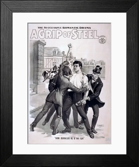 Framed Print : The successful, romantic drama, A grip of steel Framed Print : The successful, romantic drama, A grip of steel