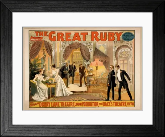 Framed Print : The great ruby Arthur Collins production; written by Cecil Framed Print : The great ruby Arthur Collins production; written by Cecil
